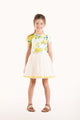 YELLOW ROSES CIRCUS DRESS