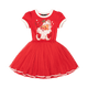 RED RETRO SANTA CIRCUS DRESS