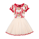 SANTA STRIPE CIRCUS DRESS