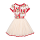 SANTA STRIPE CIRCUS DRESS