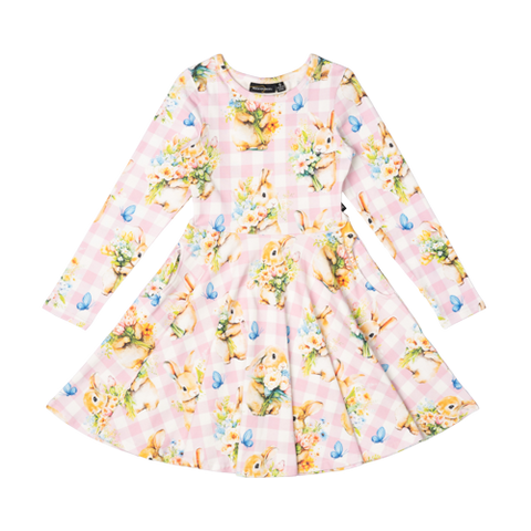 BUNNY BOUQUET WAISTED DRESS