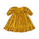 GOLD PLEATED METALLIC DRESS