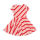 CANDY CANE STRIPE WAISTED DRESS