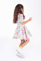 PINK GARDEN MABEL WAISTED DRESS