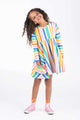 RAINBOW STRIPES DRESS