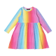 RAINBOW LONG SLEEVE DRESS