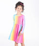 RAINBOW LONG SLEEVE DRESS