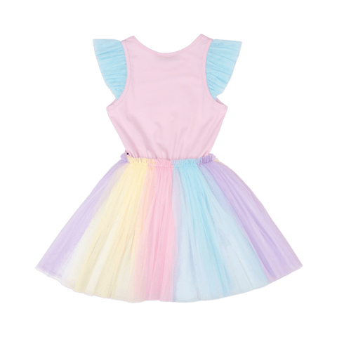 UNICORN RAINBOW SINGLET CIRCUS DRESS