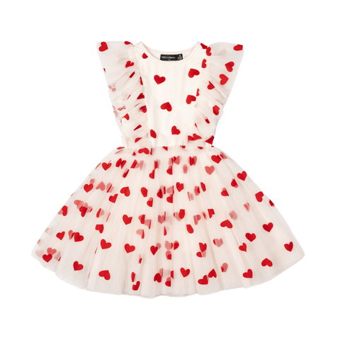 LOVE HEART TULLE PARTY DRESS