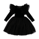 WEDNESDAY VELVET SPARKLE PARTY DRESS