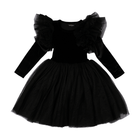 WEDNESDAY VELVET SPARKLE PARTY DRESS