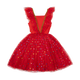 RED PARTY TULLE DRESS