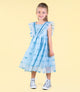 BLUE GLITTER HEART TULLE DRESS