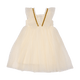 CREAM BUTTERFLY TULLE DRESS