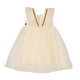 CREAM BUTTERFLY TULLE DRESS