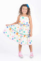 STARS TIERED DRESS