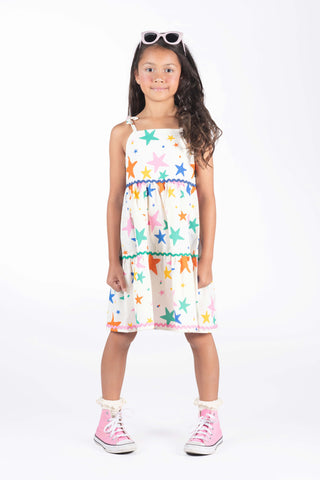 STARS TIERED DRESS