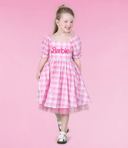 BARBIE GINGHAM PRAIRIE DRESS