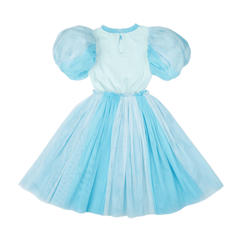 ICE QUEEN PUFF SLEEVE TULLE DRESS