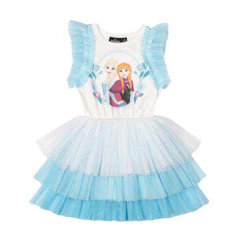 ELSA AND ANNA TIERED CIRCUS DRESS