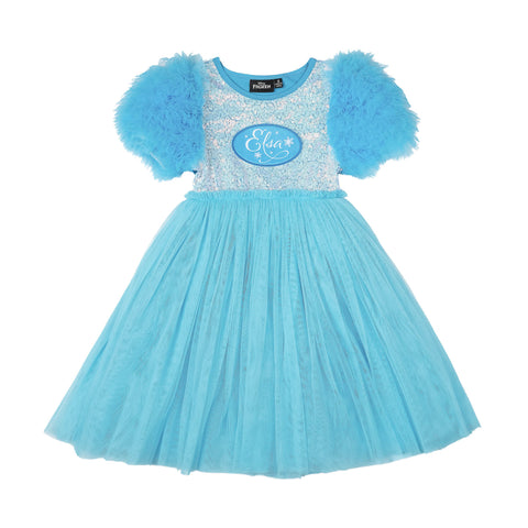 ELSA PATCH TULLE DRESS