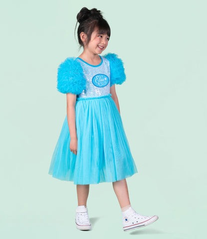 ELSA PATCH TULLE DRESS