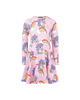 UNICORN DAISY LONG SLEEVE WAISTED DRESS