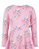 BARBIE THROWBACK LONG SLEEVE WAISTED DRESS