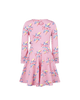 BARBIE THROWBACK LONG SLEEVE WAISTED DRESS