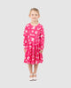 ICON BARBIE LONG SLEEVE WAISTED DRESS