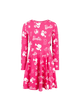 ICON BARBIE LONG SLEEVE WAISTED DRESS