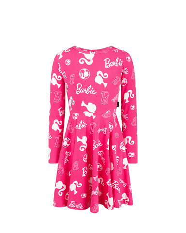 ICON BARBIE LONG SLEEVE WAISTED DRESS