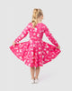 ICON BARBIE LONG SLEEVE WAISTED DRESS