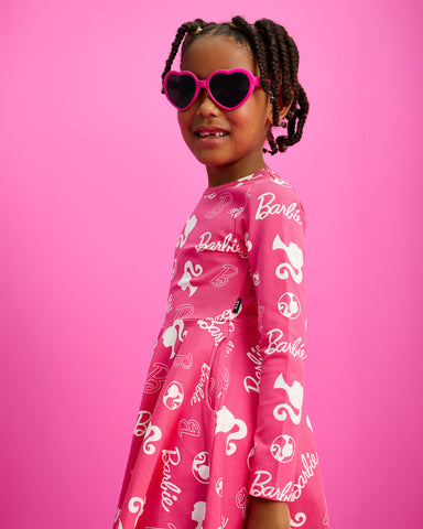 ICON BARBIE LONG SLEEVE WAISTED DRESS