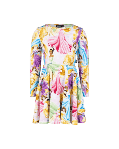 DISNEY PRINCESS LONG SLEEVE WAISTED DRESS