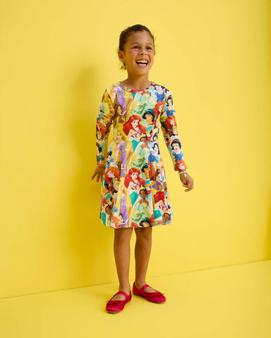 HERITAGE PRINCESS LONG SLEEVE WAISTED DRESS