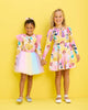 PRINCESS SPARKLES LONG SLEEVE WAISTED DRESS