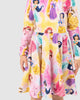 PRINCESS SPARKLES LONG SLEEVE WAISTED DRESS