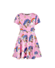 UNICORN DAISY SHORT SLEEVE WAISTED DRESS