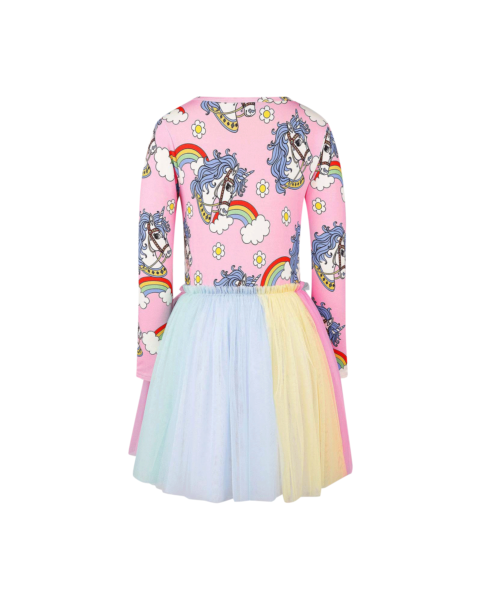 UNICORN DAISY LONG SLEEVE CIRCUS DRESS