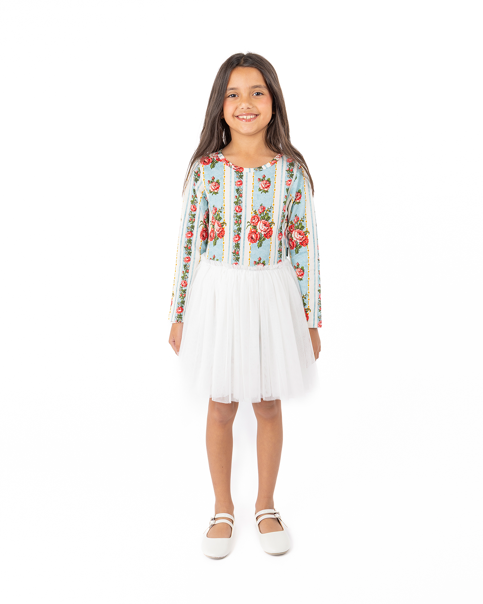 FLORA LONG SLEEVE CIRCUS DRESS