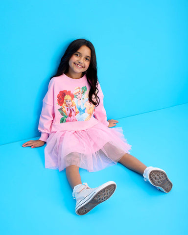 PRINCESS POSY SWEATSHIRT DRESS