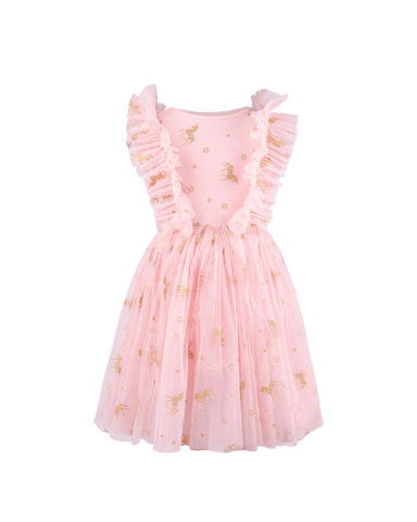 GOLDEN UNICORN TULLE PARTY DRESS