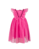 HOT PINK TULLE BUTTERFLY DRESS