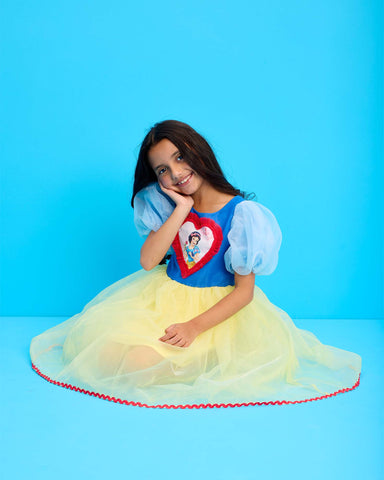 LOVE SNOW WHITE PARTY DRESS