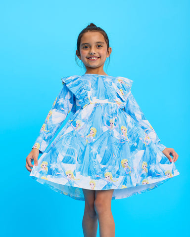 ELSA MAGIC LONG SLEEVE DRESS