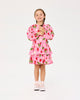 STRAWBERRY LONG SLEEVE FRILL DRESS