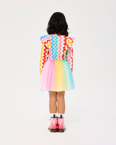 RIC RAC LONG SLEEVE CIRCUS DRESS