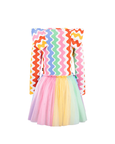 RIC RAC LONG SLEEVE CIRCUS DRESS