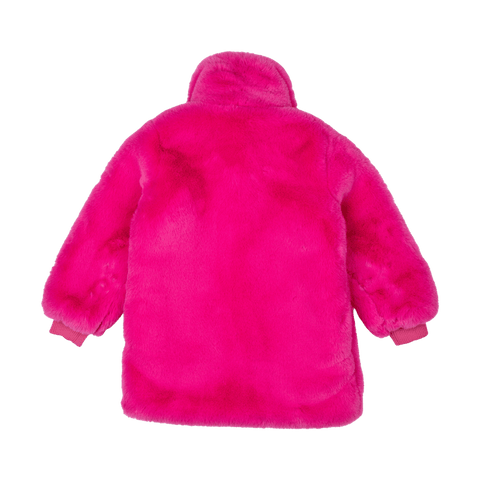 ZSA ZSA PINK FAUX FUR JACKET